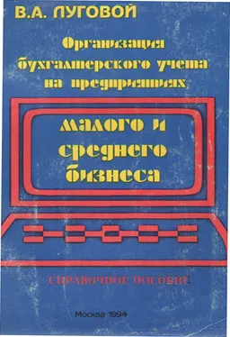 Организация бухгалтерского учета на предприятиях малого и среднего бизнеса : справочное пособие