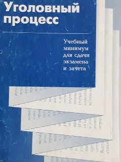 Уголовный процесс : учебный минимум