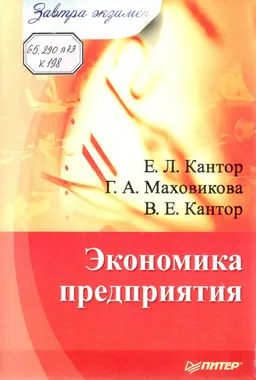 Экономика предприятия : учебное пособие