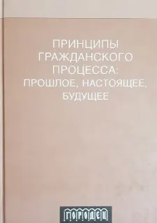 Принципы гражданского процесса: прошлое, настоящее, будущее