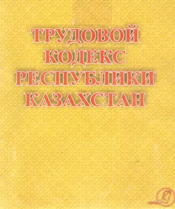 Трудовой кодекс Республики Казахстан : Кодекс Республики Казахстан