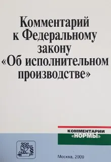 Комментарий к Федеральному закону "Об исполнительном производстве"