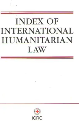 Index of international humanitarian law