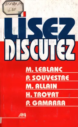 Lisez Discutez : учебное пособие