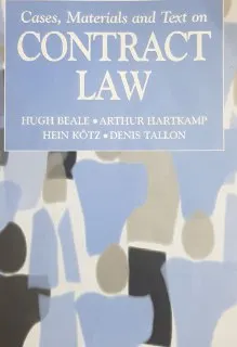 Contract Law : Cases, Materials and Text