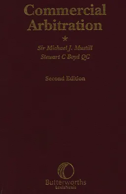 The Law and Practice of Commercial Arbitration in England
