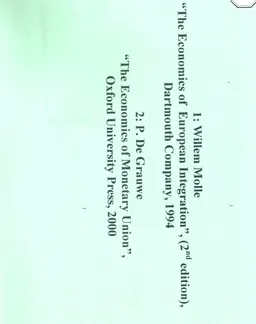 The economics of European integration : Сб.