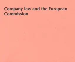 Company law and the European Commission