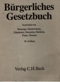 Palandt Burgerliches Gesetzbuch. Bd. 7