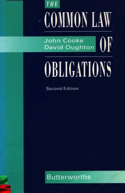 The Common law of obligations