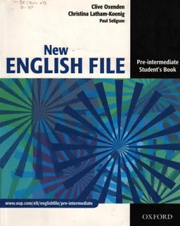 New English File : Pre-intermediate Student`s Book