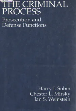 The criminal process: Prosecution and Defense Functions