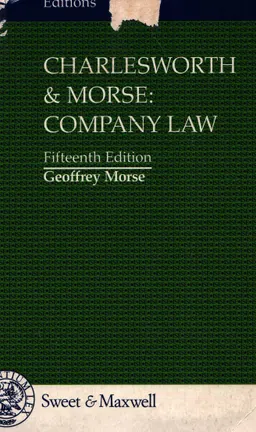 Charlesworth & Morse: Company Law