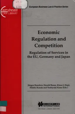 Economic Regulation and Competition: Regulation of Services in the EU, Germany and Japan