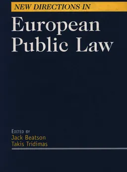 New Directions in European Public Law