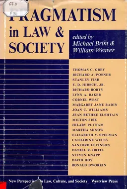 Pragmatism in Law and Society