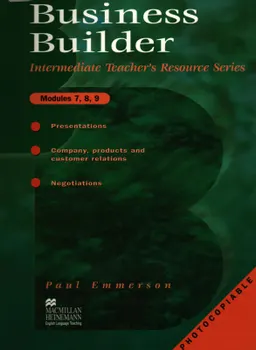Business Builder. Intermadiate Teacher's Resource : Modules 7,8,9