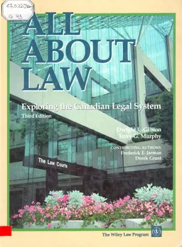 All about Law. Exploring the Canadian Legal System