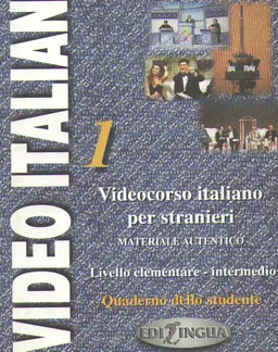Video italiano 1. Videocorso italiano per stranieri. Materiale autentico. Livello elementare-intermedio : Quaderno dello studente