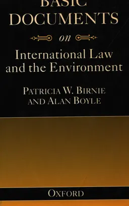 Basic documents on International law and The Environment
