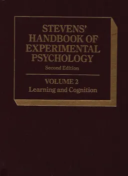 Stevens' Handbook of experimental psychology. V.2. Learning and Cognition