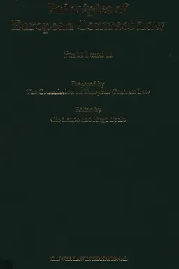Principles of European Contract Law. P.I and II : учебное пособие