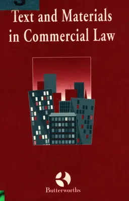 Text and materials in Commercial Law : учебное пособие