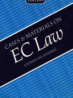 Cases and materials on EC Law : научное издание