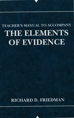 The Elements of evidence : Teacher's manual