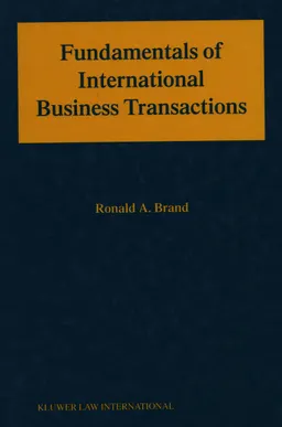 Fundamentals of International Business Transactions : учебник