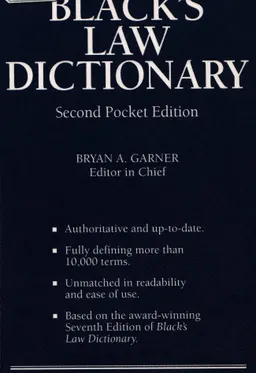 Black's Law Dictionary : словарь