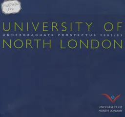 University of North London : undergraduate prospectus 2002/03