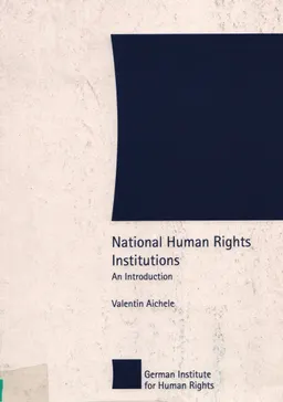National human rights institutions : An Introduction