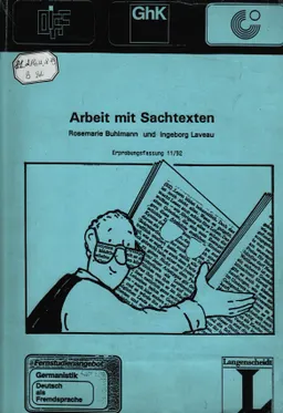 Arbeit mit Sachtexten : Fernstudieneinheit