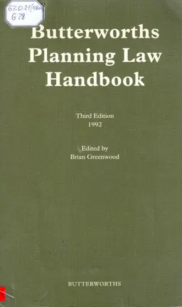 Butterworths planning law handbook