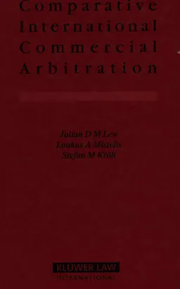 Comparative International Commercial Arbitration