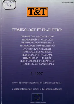 Terminologie et traduction