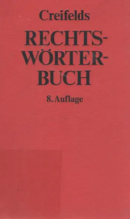 Rechtsworterbuch