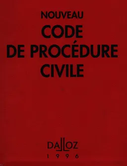 Nouveau code de procedure civile