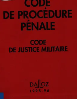 Code de procedure penale. Code de justice militaire