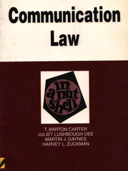 Mass communication law in a nutshell