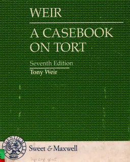 A casebook on tort
