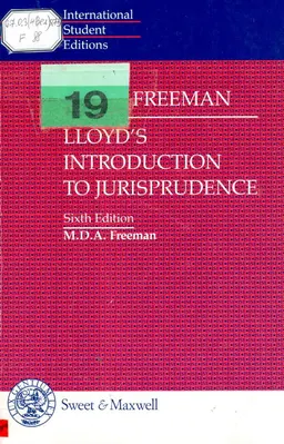 Lloyd's introduction to jurisprudence
