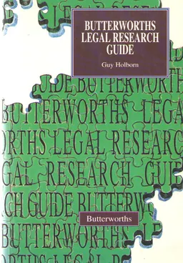 Butterworths legal research guide