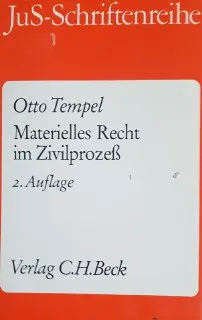 Materielles recht im zivilprozeb