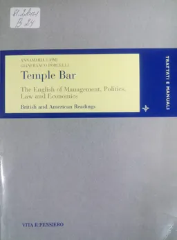 The English of management, politics, law and economics: British and american readings
