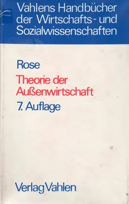Theorie der Aubenwirtschaft