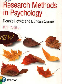 Research methods in psychology : научное издание