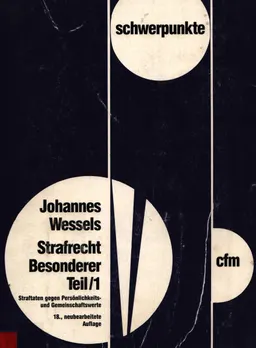 Strafrecht, besonderer Teil.1. Straftaten gegen Persönlichkeits-und Gemeinschaftswerte