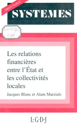 Les relations financieres entre l'etat et les collectivites locales